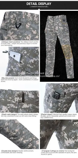 11 Colors IX7 Plaid Fabric Tactical Pant photo-4