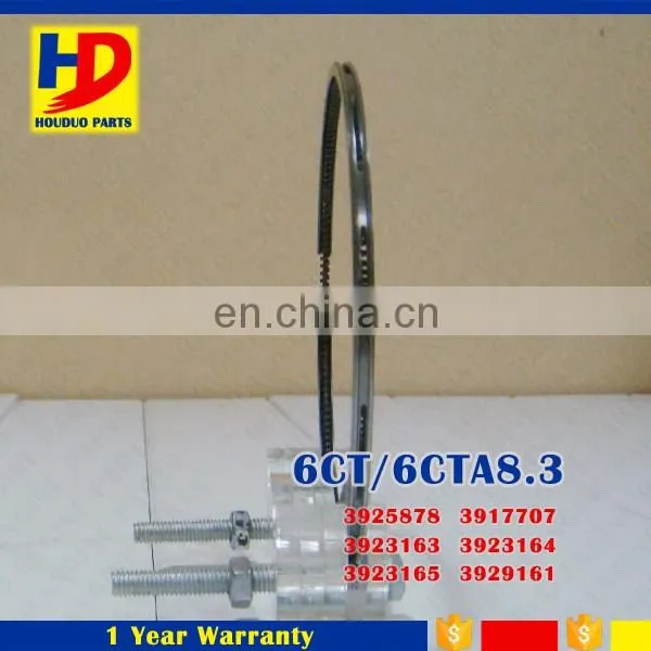 Excavator Engine 6CT 6CTA8.3 Piston Ring Set OEM No 3925878 3917707 photo-4