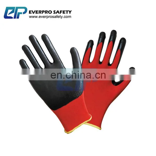 Everpro Safety 13G Polyester Seamless Liner Nitrile Coated Work Gloves for Industrial Safety photo-3