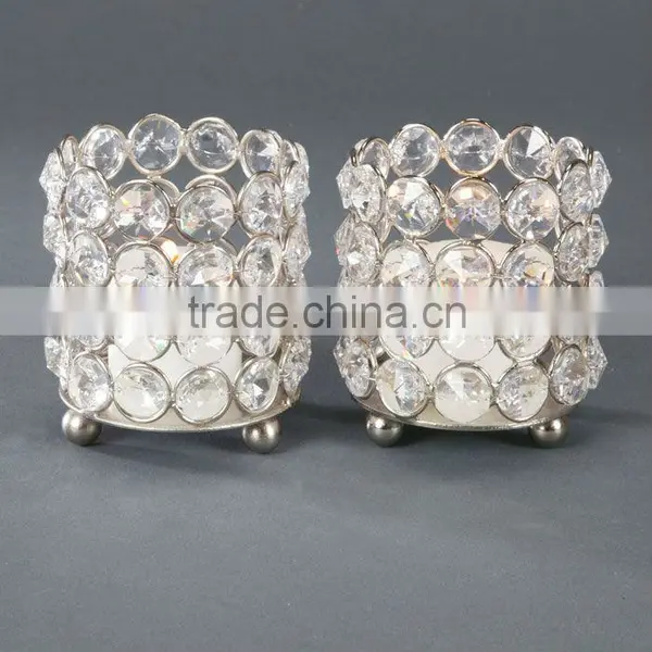 Crystal Hurricane Candelabra, Crystal Hurricane Candle Holder photo-3