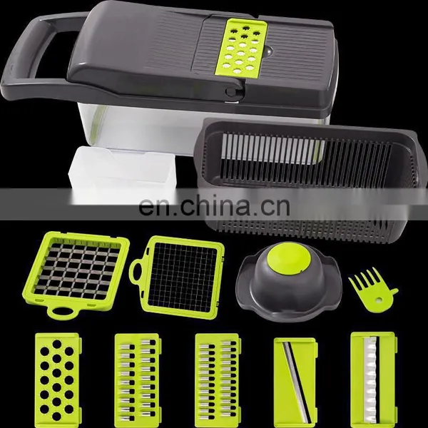 Fruit Shredder Onion Manual Kitchen Mandoline Multi Cutter Chopper Dicer Slicer Vegetable photo-2