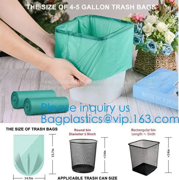 Compostable Recyclable Clear Poly Bags Custom Logo OPP Material Plastic Self Adhesive Seal Garbage Bag Bagease Bagplasti photo-3