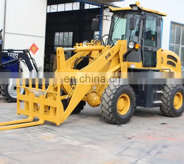 Construction Mini China Low Price 1600kg ZL16 Automatic Transmission 1.0m3 Bucket Wheel Loader photo-3