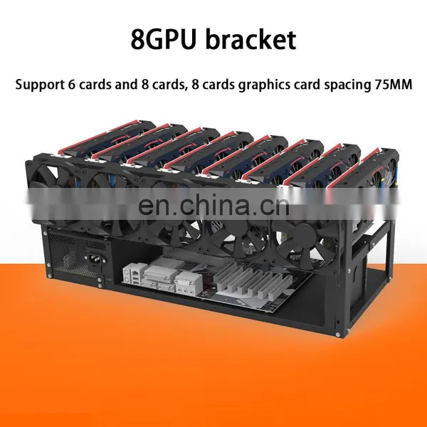 Wholesale 8GPU Steel Open Air Rig Frame Case Up to 8GPU Rig Rack photo-2