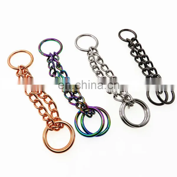 Custom Silver Metal Adjustable Martingale Dog Collar Chain photo-4
