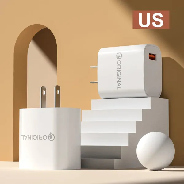New 18W Fast Wall Charger PD Type C Quick Charger QC 3.0 Adapter for Iphone for Samsung Mobile Phones Cell Phones photo-4