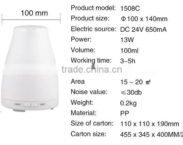 Ultrasonic Aroma Diffuser Aroma Diffuser Ultrasonic Room Vaporizer Humidifier photo-3