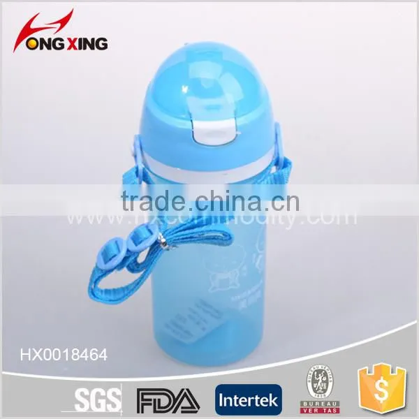 500ml Hot Sale Cylindrical Shape Water Bottles With a Straw photo-2
