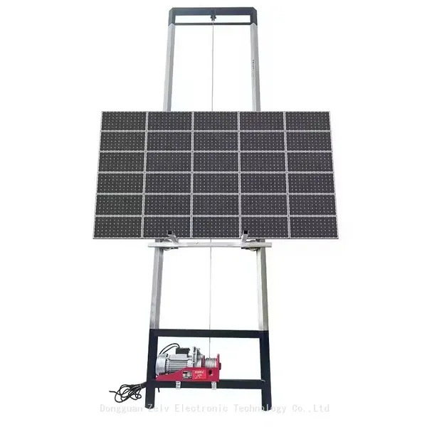Mini Size Electric C Type Platform Cargo Lifts Elevator Air Conditioner Portable Lifter photo-2