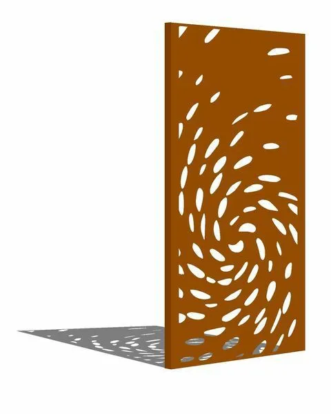 Metal Privacy Screening Which Great for Stopping Neighbours From Invading Your Privacy, Rust Metal Screen photo-4