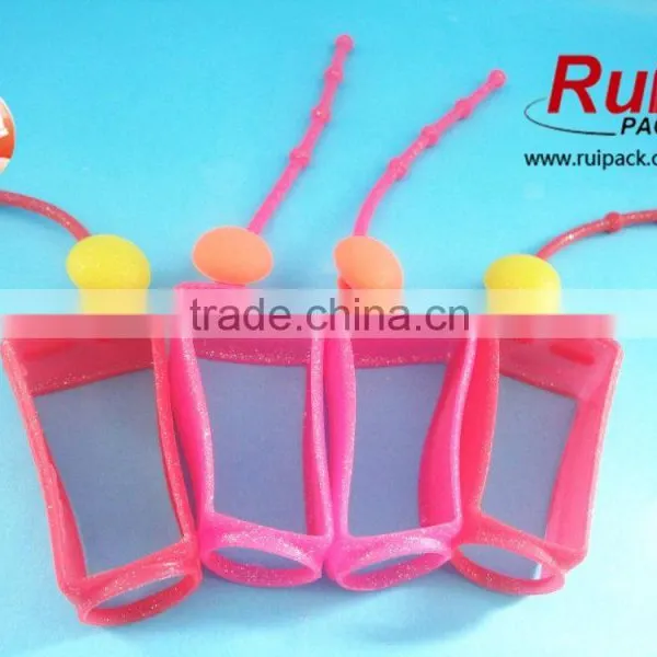 29/30ml Cute Hand Sanitizer Silicone Holder With Glitter / Shimmering Powder photo-6