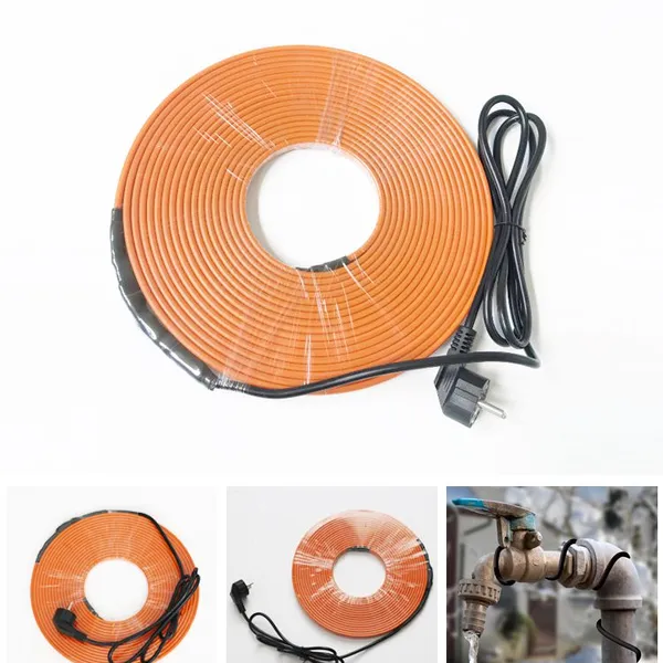 110V/220V Self Regulating Underfloor Heating Cable for Sublimation Heat Press Heat Tracing Cable With Plug photo-2