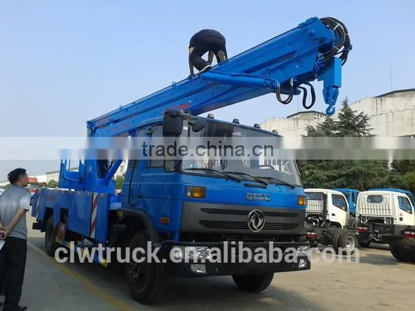 Low Price Dongfeng Aerial Lift Truck,operate Height 20 Meter High Lifting Platform Truck photo-3