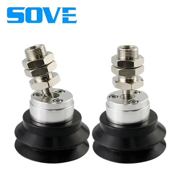 ZPT-32~125HBN/S-B01-A14 Series Silicone/Rubber Vacuum Cup SMC Brand Perfect Alternative Product Double-layered Universal Swivel Suction Cup