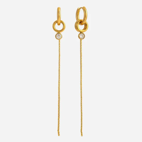 Affordable Flower Stud Earrings for Women - Waterproof Stainless Steel Fashion Jewelry photo-5