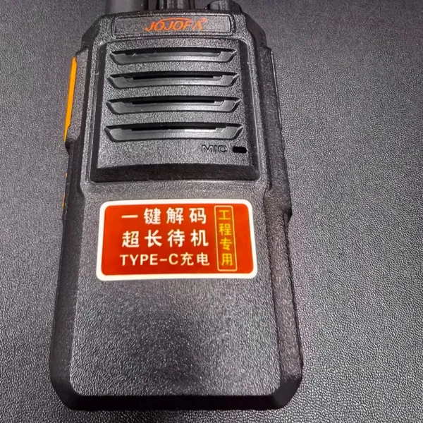 JOJOFA High Power Outdoor Handheld Intercom, 10KM Communication Equipment Worksite/Hotel photo-5