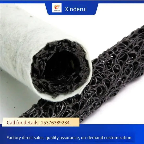 Plastic Blind Ditch Permeable Pipe, Made of Pe, With Models Ranging From 50mm to 300mm, Available in Black and White