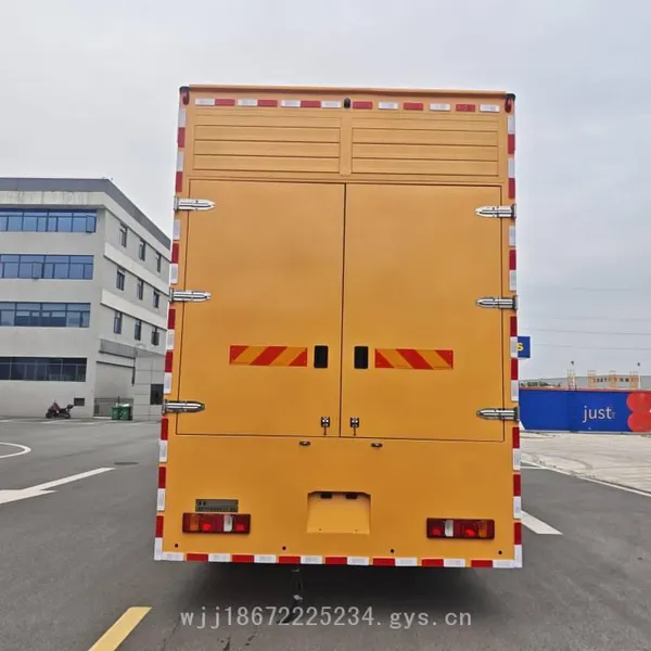 Sinotruk Shandeka 8*4 Mobile Power Supply Vehicle With 1000kw Generator Set for Emergency Engineering and Field Power Supply photo-5