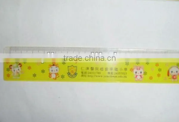 15cm Color Print Plastic Rulers