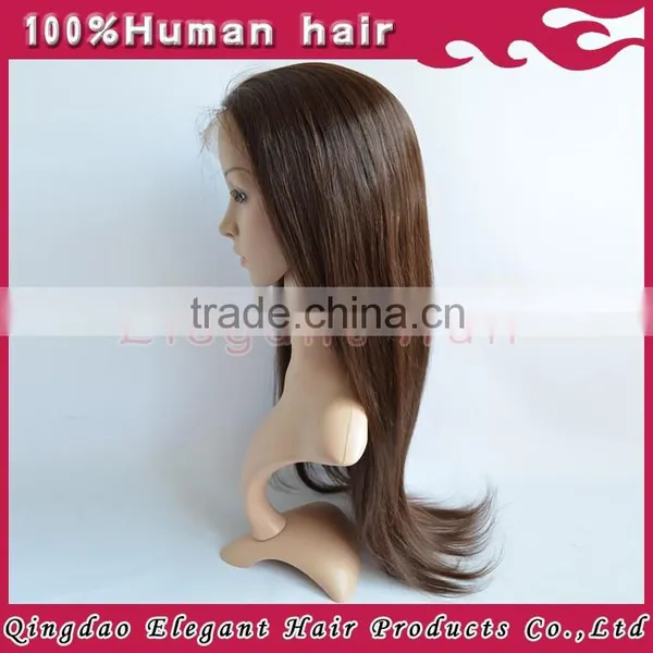 New Styles Fashion Brazilian Virgin Hair Full Lace Base 100 Percent Human Hair Wigs photo-2