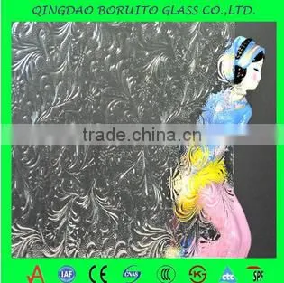 3MM 3.5MM 4MM 5MM 6MM Clear and Colored Karatachi Patterned Glass photo-5