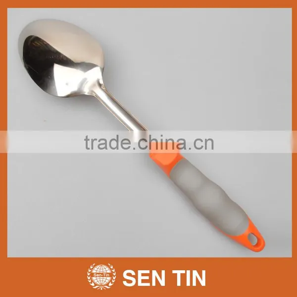 KU-A02TPR Stainless Steel Spoon Server With PP & TPR Handle Kitchen Tool photo-4