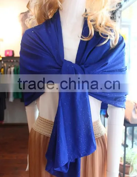 Fashionable Satin Gold Print Long Scarf Hangzhou Scarf