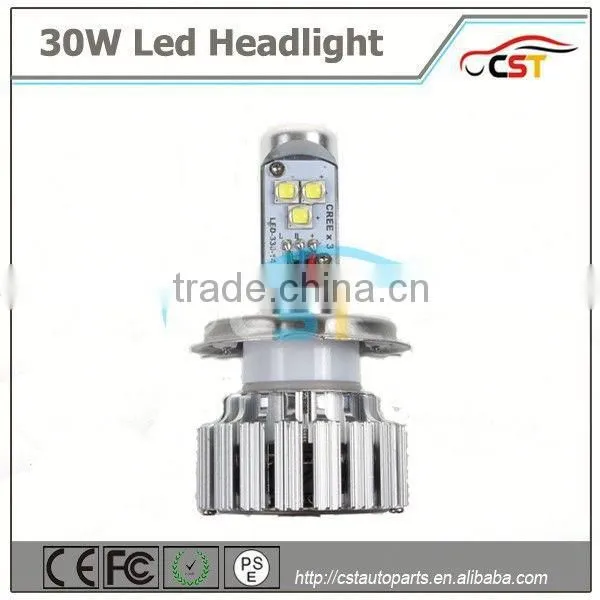 2016 New Design Laser Logo 4 COB Led Mh4 Motorcycle Headlight With 12 Months Warranty photo-4