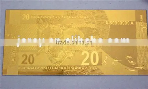 Gold Foil 24k Gold Banknotes Gift and Craft Souvenir Banknotes photo-2