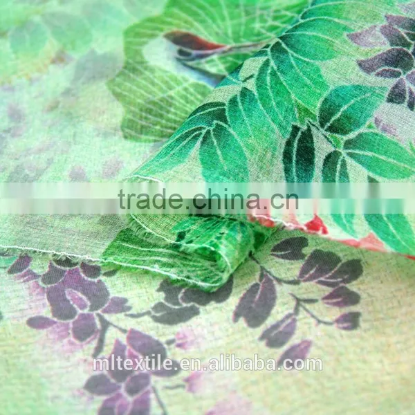 Print Chiffon Silk Fabric photo-6