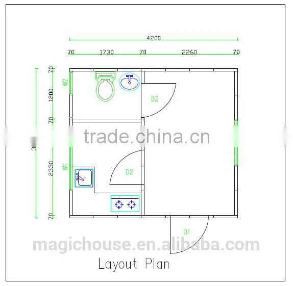 Light Steel Economical Prefab Modular House Design/small Sea Coast Anti Rust Villa/ photo-6