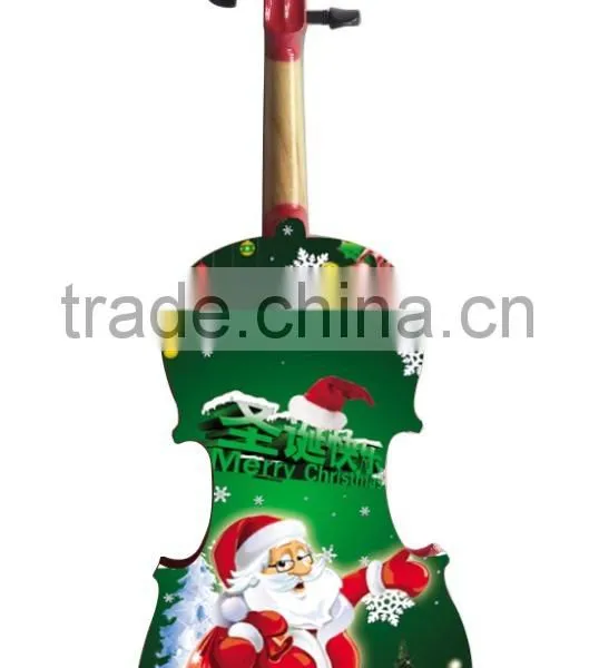 Christmas Theme Art Violin Style Popular Student Gift Violin photo-3