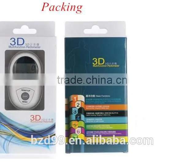 New Multi-functional Digital Porket Walking 3D Pedometer With 12/24 Time System and 7days Memory Pedometer /OEM/ODM Manufacturer photo-6