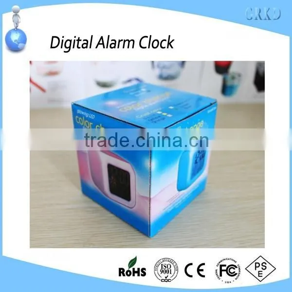 Chinese WholeSale Funny Digital LED Color Changing Alarm Clock photo-6