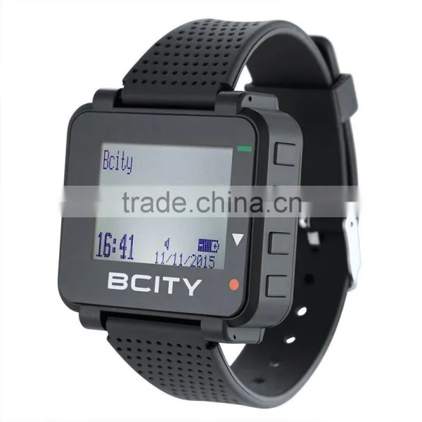 Classical Design 300M Call Range Watch Pager and Call Button Restaurant Waiter Calling System photo-2
