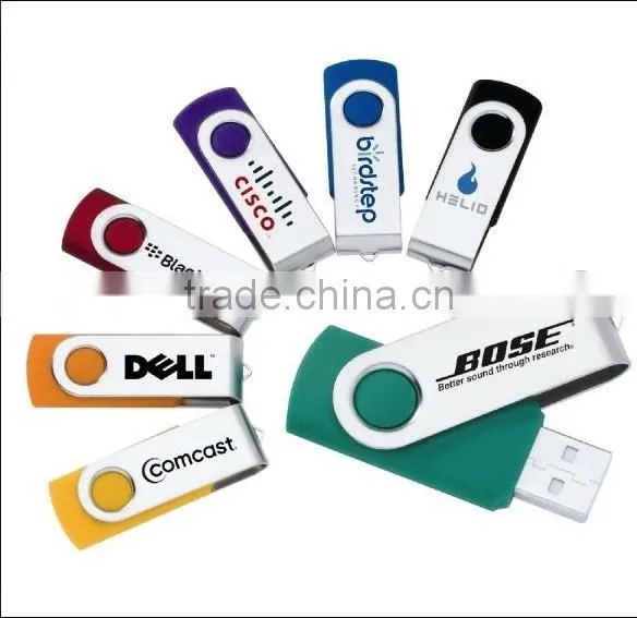 Plastic Swivel Promotional USB Flash Drive With OEM Logo photo-4