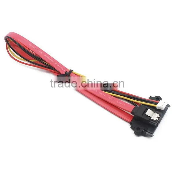 Sata 22 Pin With Screw Hole to 7 Pin +4 Pin Power Cable photo-3