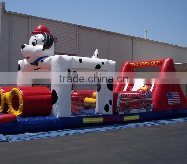 Commercial Outdoor Playground Inflatable Spotty Dog Obstacle Course for Sale photo-2