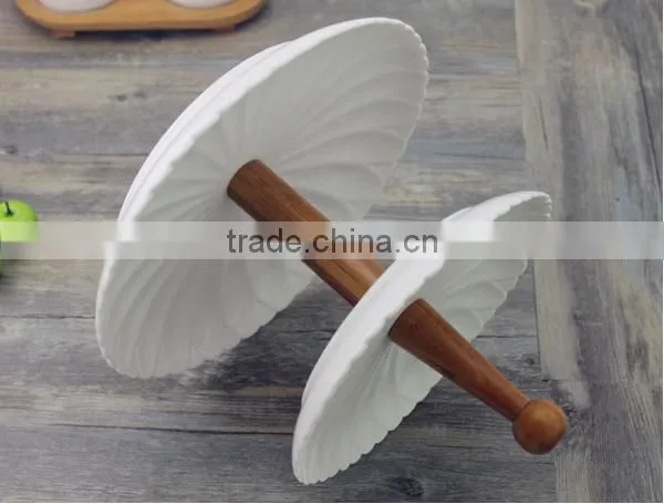 Two Layers of Fruit Cake Dessert Ceramic Double Disc HY1671602 photo-4