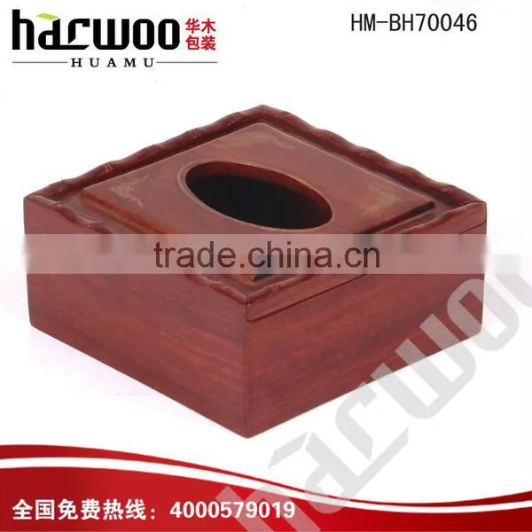 Custom Top Grade Black Square Acrylic Tissue Box for Hotel Promotional photo-4