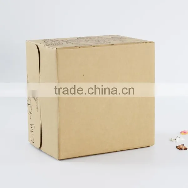 Recycled Materials Feature and Hand-held Kraft Paper Cake Box,cute Paper Cake Box photo-6