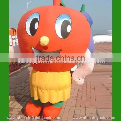 Factory Direct Sales Moving Inflatable Characters, Waking Cartoon Inflatable Cow Mascot Costume photo-3