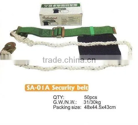 Safety Belt/polyester Climbing Harness/safety Harness With Lanyard