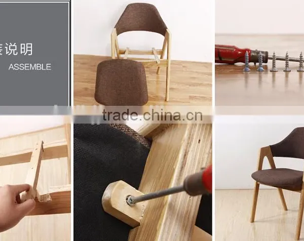 High Quality Modern Elegant Wooden Rest Hotel Room Chairs photo-6