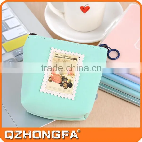 Korean Design Square Shape Silicone Coin Bag photo-5