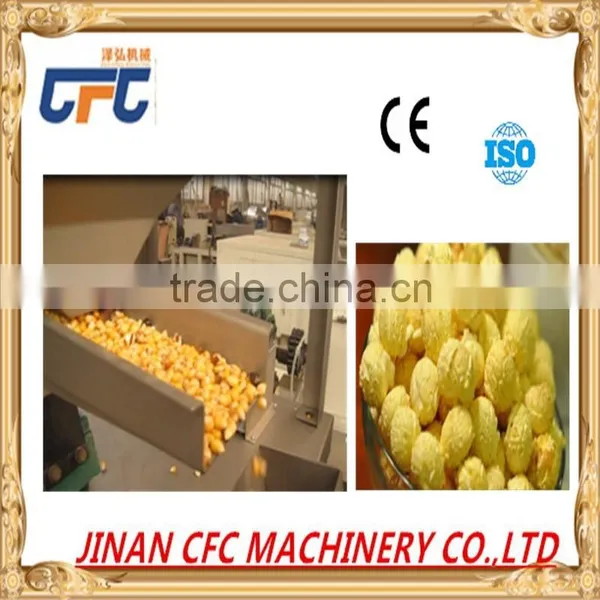 Fully automatic Ball shape pop corn processing line