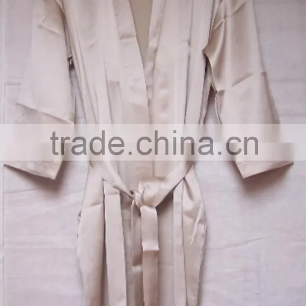100% Silk Robe With Italian Traditional Design photo-3