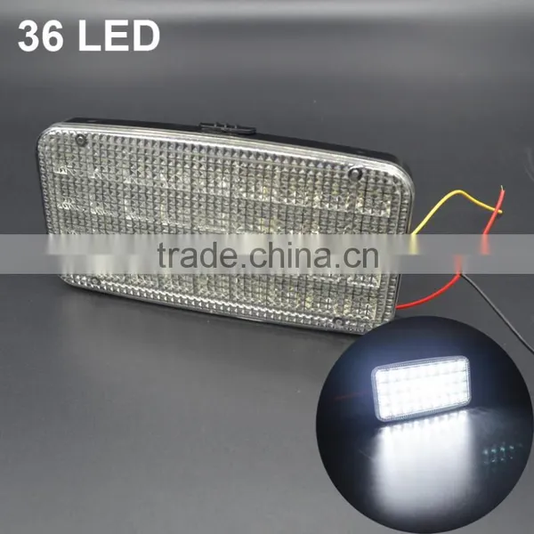 Universal 4X9 LED DC12V Car Indoor Reading Lamp Roof Ceiling Light Interior Decorative Light