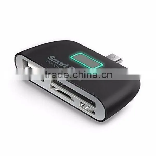 4 in 1 OTG Adapter Micro USB Card Reader SD HC TF photo-3