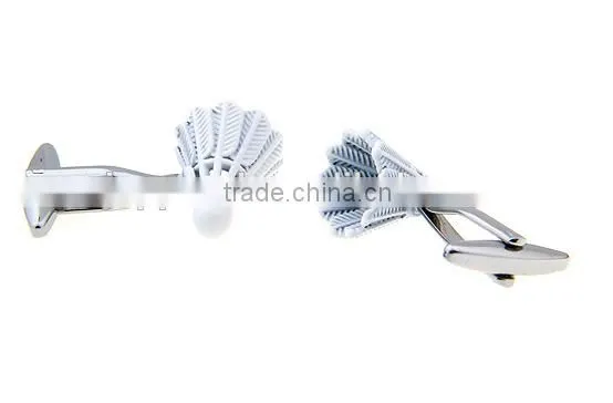 Shuttlecock Badminton Cufflinks photo-2